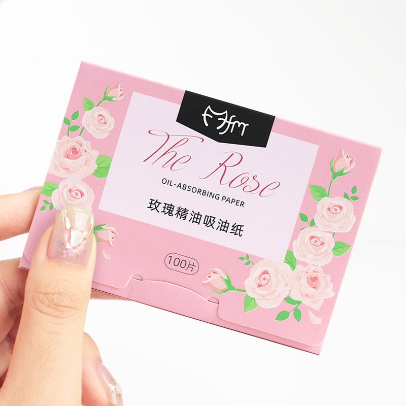/10Y Oil-Absorbing Paper Ad1S74-Rose Style Facial Wipes Portable Facial Tissue For Men To Remove Oil From The Face - Image 5